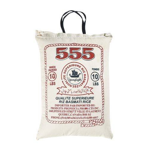 555 Basmati Rice (4.54 kg / 10 lbs)